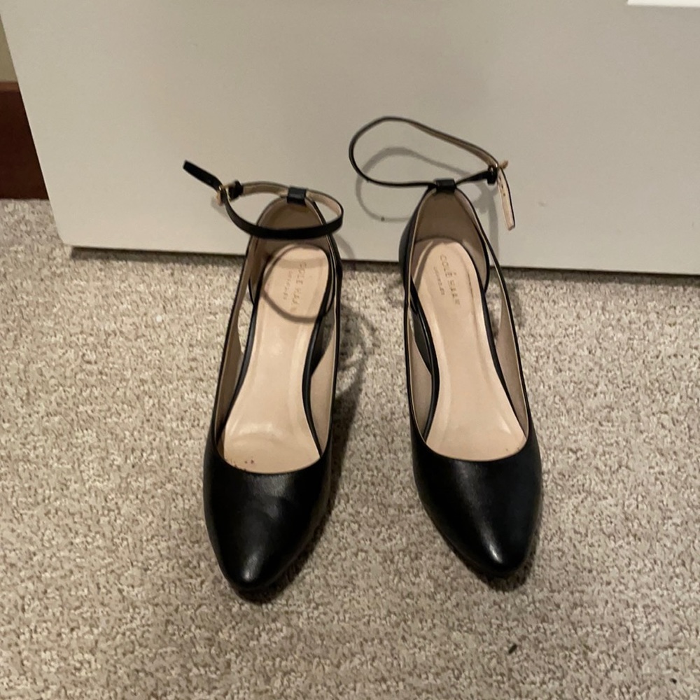 Cole Haan wedge heels with ankle strap